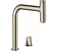 Hansgrohe Metris Select M71 mitigeur de cuisine sur pied acier inoxydable 73804800