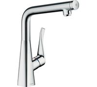hansgrohe Metris Select Mitigeur monocommande de cuisine 320, 1 jet, 14883000, Couleur: chrome
