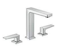 Hansgrohe Mitigeur lavabo Metropol 3 trous 160 mm poignées à levier vidage poussoir chromé 32515000