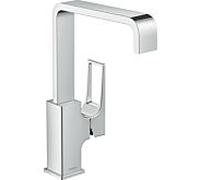 Hansgrohe Metropol 230 mitigeur de lavabo 74511000 chromé, poignée en boucle, set de vidage push-open