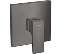 hansgrohe Metropol Mitigeur de douche à levier unique encastré, poignée, 32565340, Couleur: Chrome noir brossé