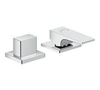 Hansgrohe Metropol Mélangeur bain 2 trous chromé , avec chromé languette