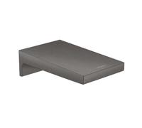 hansgrohe bec de Metropol 32543340 saillie 185 mm, fixation murale, chrome noir brossé