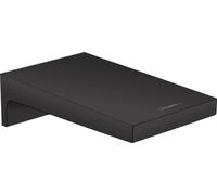Hansgrohe Bec pour mitigeur de baignoire Metropol 32543670 saillie 185 mm montage mural noir mat