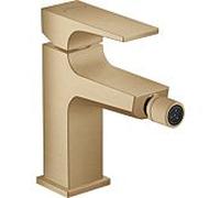 hansgrohe Metropol hansgrohe Bidet monocommande 32520140 saillie 129 mm, garniture de vidage push-open, bronze brossé