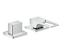Hansgrohe Metropol Mélangeur bain 2 trous chromé , avec poignée d' chromé