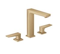 Hansgrohe Mitigeur de lavabo sur pied Metropol 32515140 3 trous 160 mm saillie 152 mm bronze brossé