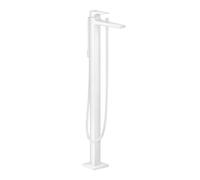 hansgrohe Metropol Mitigeur bain/douche, set de finition, poignée manette, blanc mat, 32532700