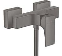 hansgrohe Metropol Mitigeur de douche à levier en saillie, poignée, 32560340, Couleur: Chrome noir brossé