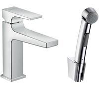Hansgrohe Metropol mitigeur de lavabo avec douchette bidet sur pied chrome 32522000