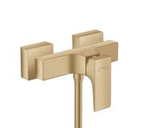 hansgrohe Metropol Mitigeur de douche à levier en saillie, poignée, 32560140, Couleur: bronze brossé