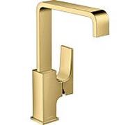 Hansgrohe Mitigeur de lavabo Metropol 230 Saillie 165 mm Bonde Push-Open Or poli 32511990