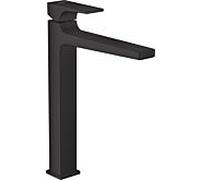 hansgrohe Metropol mitigeur lavabo 32512670 saillie 204 mm, garniture de vidage push-open, noir mat