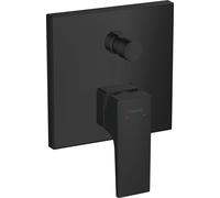 hansgrohe Metropol mitigeur monocommande de bain encastré, poignée à levier, combinaison de sécurité, 32546670, Couleur: noir mat