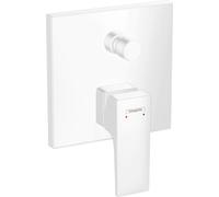 hansgrohe Metropol mitigeur monocommande de bain encastré, poignée à levier, combinaison de sécurité, 32546700, Couleur: Neige (blanc mat)