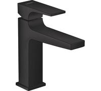 hansgrohe Metropol mitigeur monocommande de lavabo 110, avec poignée, vidage par poussée, saillie 135mm, 32507670, Couleur: noir mat