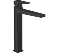 Hansgrohe Mitigeur de lavabo sur pied Metropol 32512670 Saillie 204 mm Noir mat Bonde Push-Open