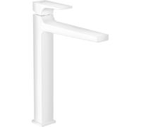 Hansgrohe Mitigeur lavabo sur pied Metropol 32512700 bec 204 mm vidage push‑open blanc mat