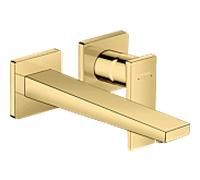 hansgrohe Metropol set de finition 32526990 mitigeur de lavabo à encastrer, saillie 225 mm, optique or poli