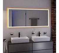 hansgrohe miroir Xarita E 54983700 avec capteur tactile capacitif, 1600 x 700 x 50 mm, blanc mat