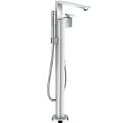 hansgrohe mitigeur Axor Edge 46441000 chromé , taille diamant, sur pied, saillie 255 mm, avec douchette