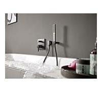 hansgrohe mitigeur bain-douche à encastrer, noir mat