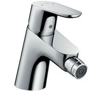 Hansgrohe - Mitigeur bidet Focus C2 longueur 126 mm avec cartouche à 2 vitesses, avec tirette et vidage chromé
