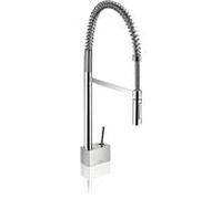 hansgrohe mitigeur d' Axor Starck 10821800 avec douchette extensible, aspect acier inoxydable