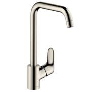 hansgrohe Focus M41 mitigeur de cuisine 260 2000 jet 31820800 bec orientable, aspect inox