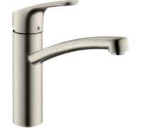 Hansgrohe Mitigeur de cuisine Focus E2 31806800 aspect acier