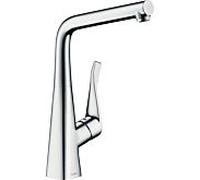 Hansgrohe Mitigeur de cuisine Metris M71 320 sur pied, bec orientable chromé 14823000