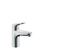 Hansgrohe Mitigeur de Lavabo de Salle de Bain Focus 100 CH3 avec Tirette de Vidage EcoSmart et CoolStart Chrome 31621000