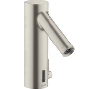 hansgrohe mitigeur électronique de lavabo avec régulation de température Fonctionnement sur batterie, 10101800, Couleur: Acier inoxydable Optic