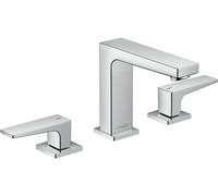 Hansgrohe hansgrohe Mitigeur lavabo 3 trous 110 Metropol m HG, vidage poussoir, bec 132 mm, chromé Quantité:1