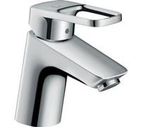 Mitigeur de lavabo HANSGROHE Logis Loop Eco CH3 CoolStart, avec tirette et vidage synthétique chromé - 71153000