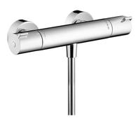 Hansgrohe Mitigeur de douche thermostatique MyFox 13156000 – Arrêt de sécurité 40°C, Chromé