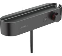 Hansgrohe Mitigeur Thermostatique Douche Showertablet Select 400, Robinet Thermostatique Douche, Noir Mat, 24360670