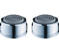 hansgrohe Mousseurs pour lavabo et bidet économie d'eau 5l/min, 2 pièces, M24x1, 13958002