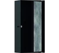 hansgrohe Niche murale XtraStoris 56082670 30x15x10cm, avec porte à carreler, noir mat