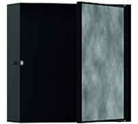 hansgrohe Niche murale XtraStoris 56085670 30x30x10cm, avec porte à carreler, noir mat