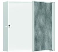hansgrohe Niche murale XtraStoris 56085700 30x30x10cm, avec porte à carreler, blanc mat