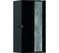 hansgrohe Niche murale XtraStoris 56088670 30x15x14cm, avec porte à carreler, noir mat