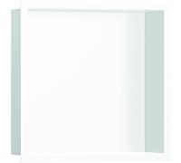 hansgrohe Niche murale XtraStoris 56099700 30x30x10cm, avec cadre design, blanc mat, blanc mat