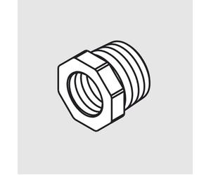 hansgrohe Nipple de réduction pour iBox avec robinet d'arrêt année 07/11, 97759000,