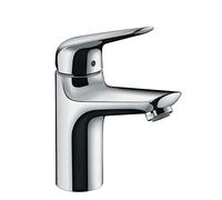 hansgrohe Novus Mitigeur de lavabo 100 CoolStart, bonde Push-Open, chromé, 71032000