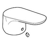poignée hansgrohe 98532000 pour mitigeur de lavabo Focus E2, chromé
