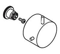hansgrohe Poignée Axor Starck Quattro chromé 10993000