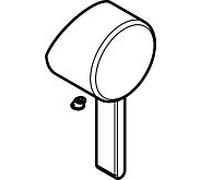 poignée hansgrohe Axor Steel 35093800