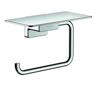 HANSGROHE Porte-papier WC avec tablette chromé AddStoris