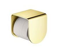 hansgrohe Porte-rouleau de papier Axor 42436250 avec étagère, optique or brossé